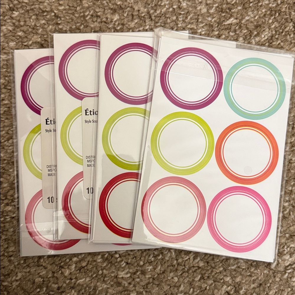 Colorful Label Sticker Set - Picture 5 of 8